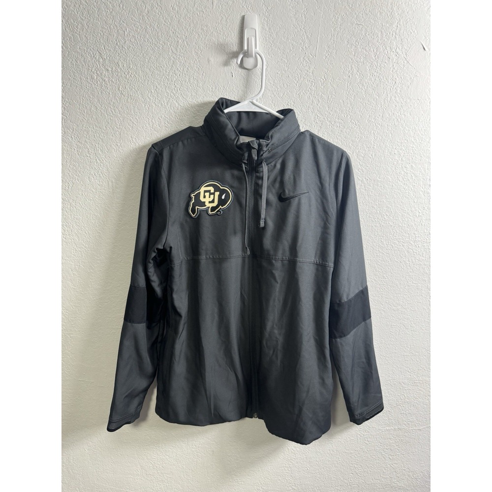 Nike Dri‎ Fit Windrunner Mens Small CU Colorado Buffaloes Full Zip Jacket Black